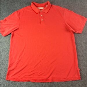 Tommy Bahama Mens Modal Blend Shirt Sleeve Polo Shirt Size XL Red